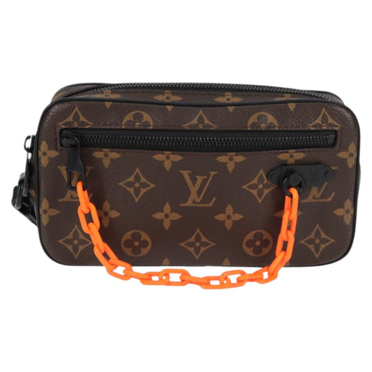 Louis Vuitton Volga, Brown, Canvas, clutch