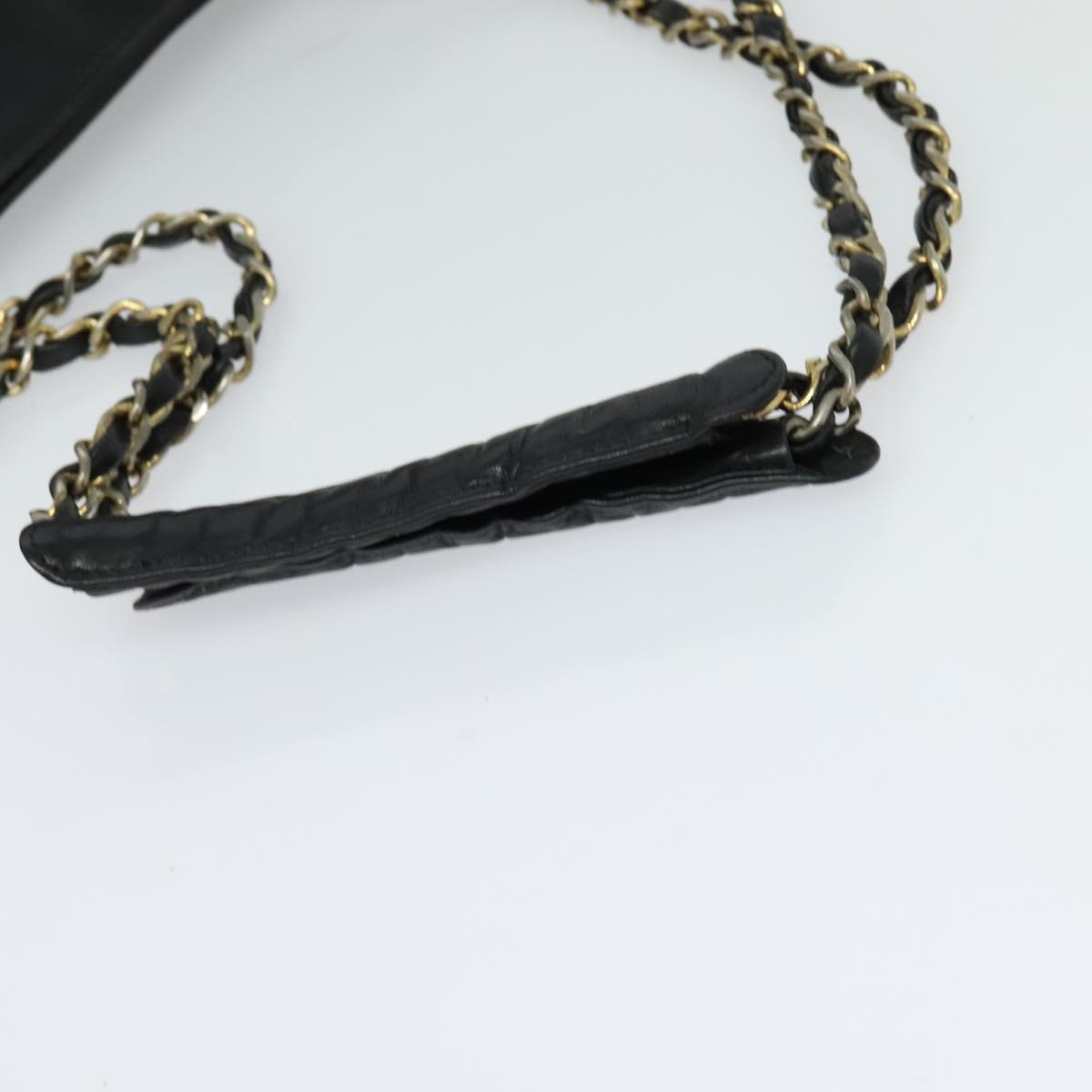 Chanel Vintage Grand Shopping Tote Quilted Calfskin, BLACK, LEATHER, Shoulder bag