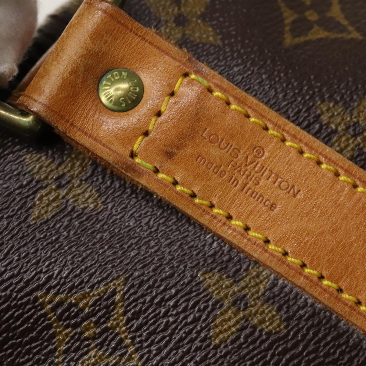 Louis Vuitton Keepall Bandoulière 60, Brown, Canvas, travel