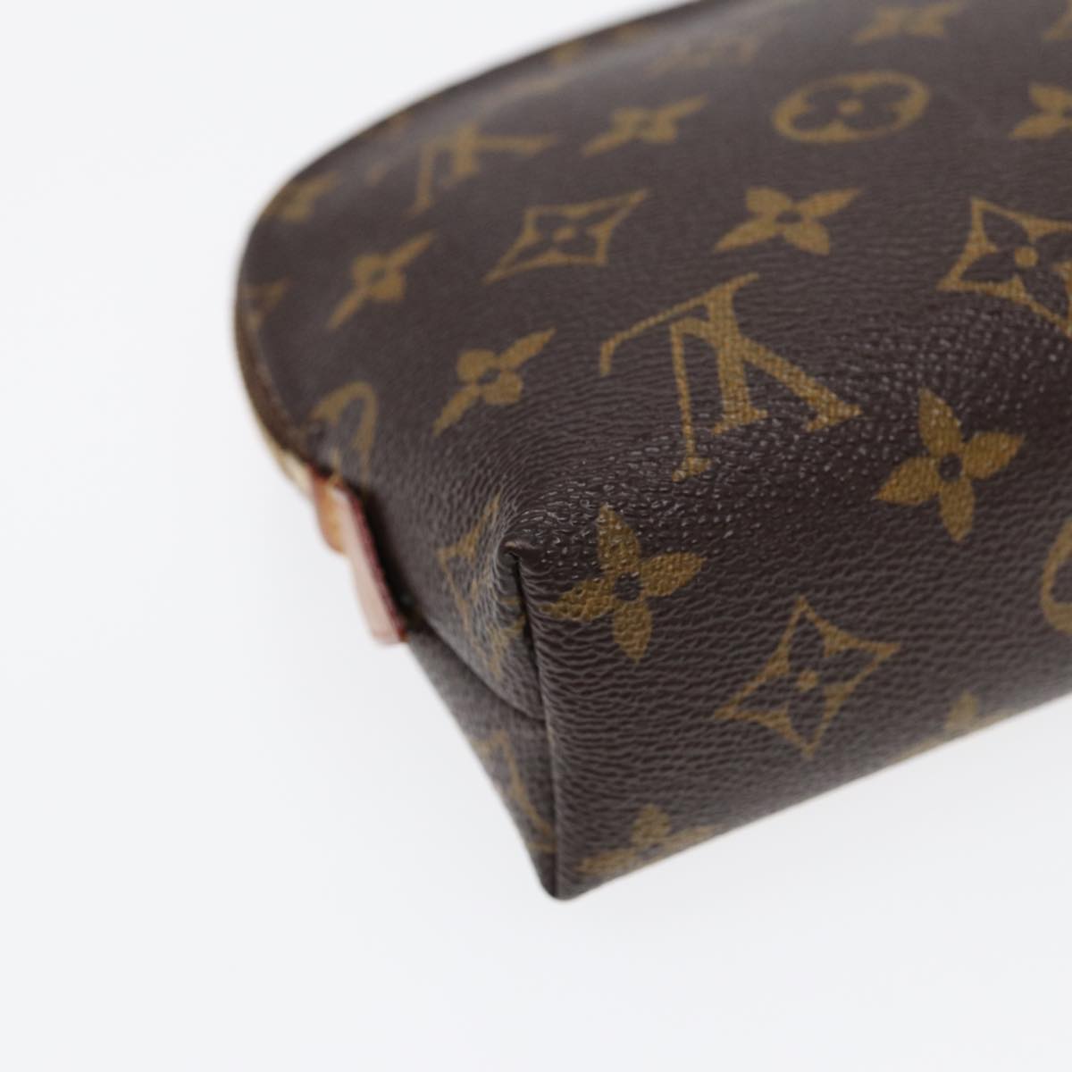 Louis Vuitton Cosmetic Pouch, Brown, Canvas, clutch