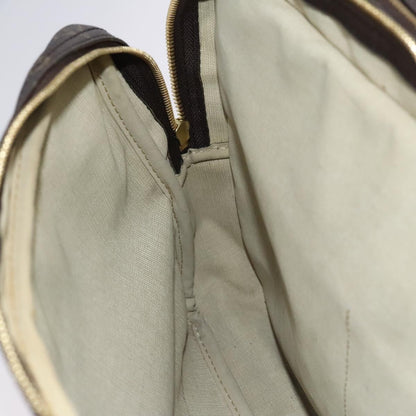 Louis Vuitton Reporter, Brown, Canvas, shoulder
