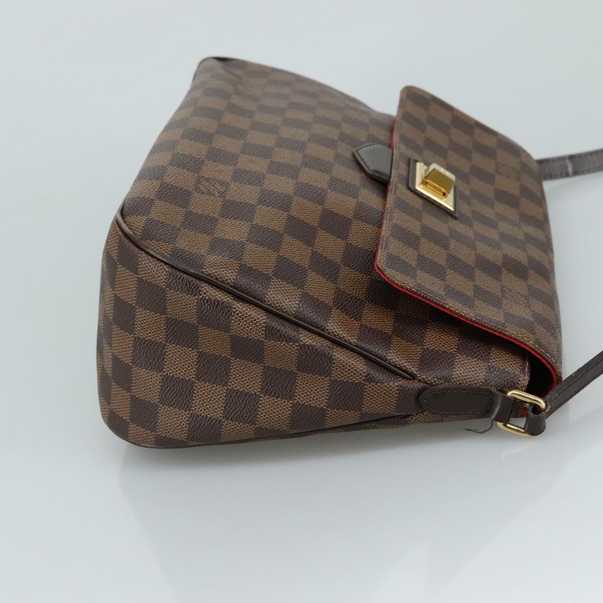 Louis Vuitton Besace, Brown, Canvas, shoulder