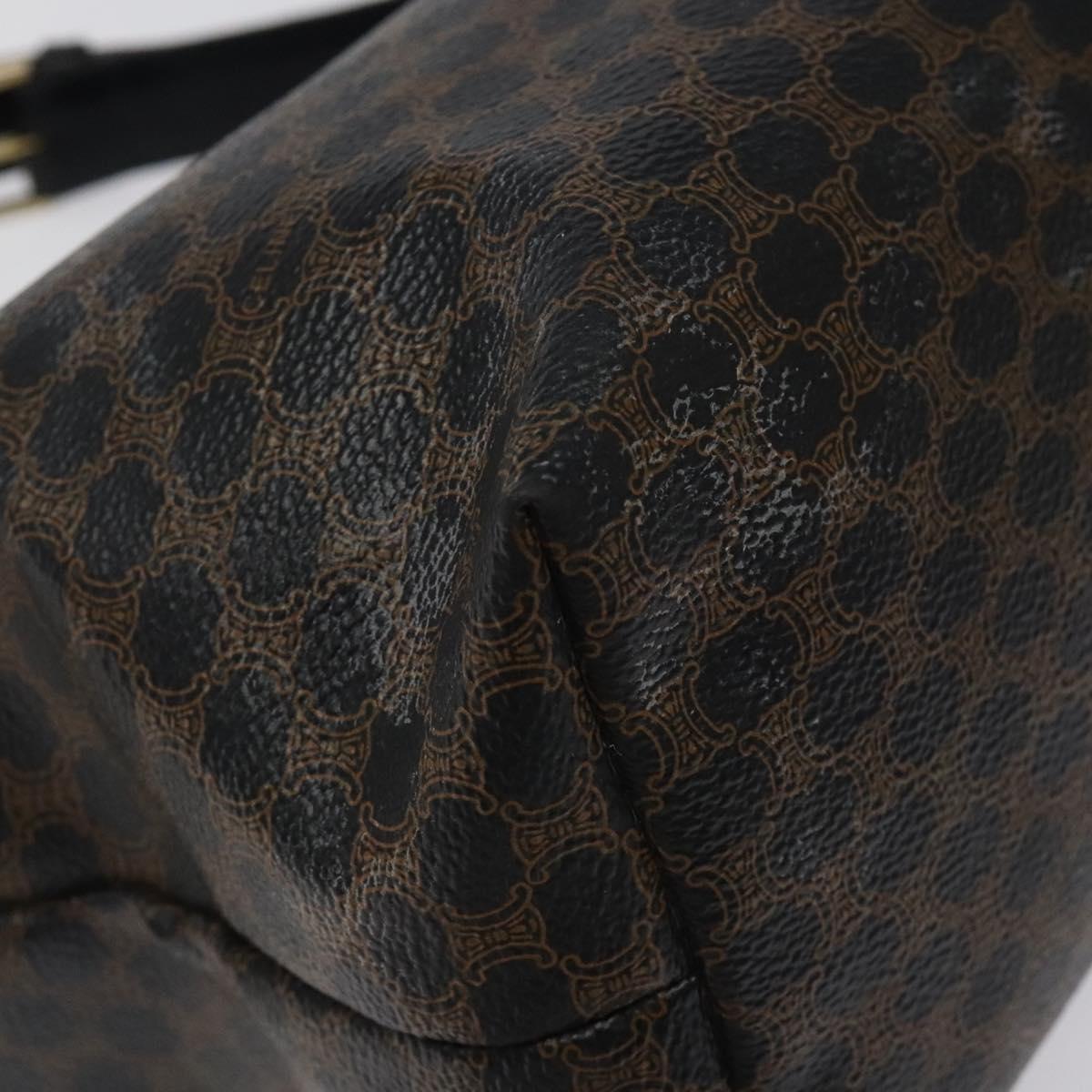 Céline Macadam, Brown, Canvas, shoulder