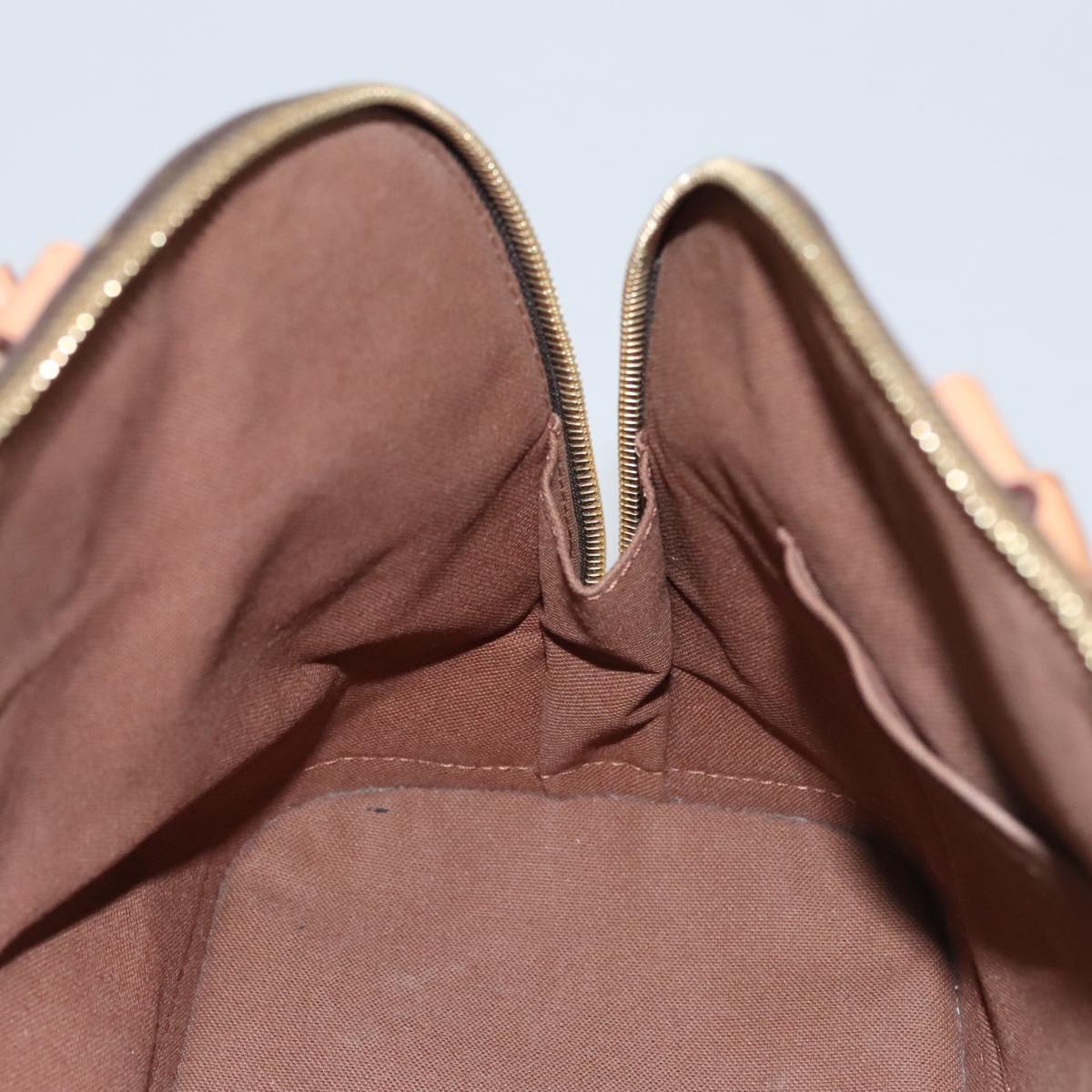 Louis Vuitton Alma, Brown, Canvas, handbag