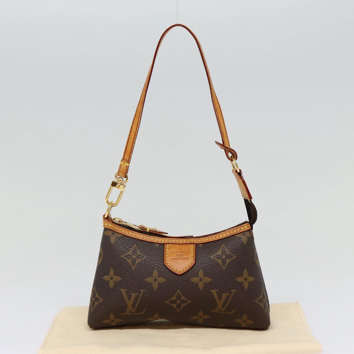 Louis Vuitton Delightful, Brown, Canvas, clutch