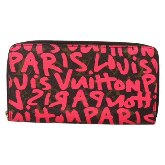 Louis Vuitton Zippy wallet, Pink, Canvas, wallet