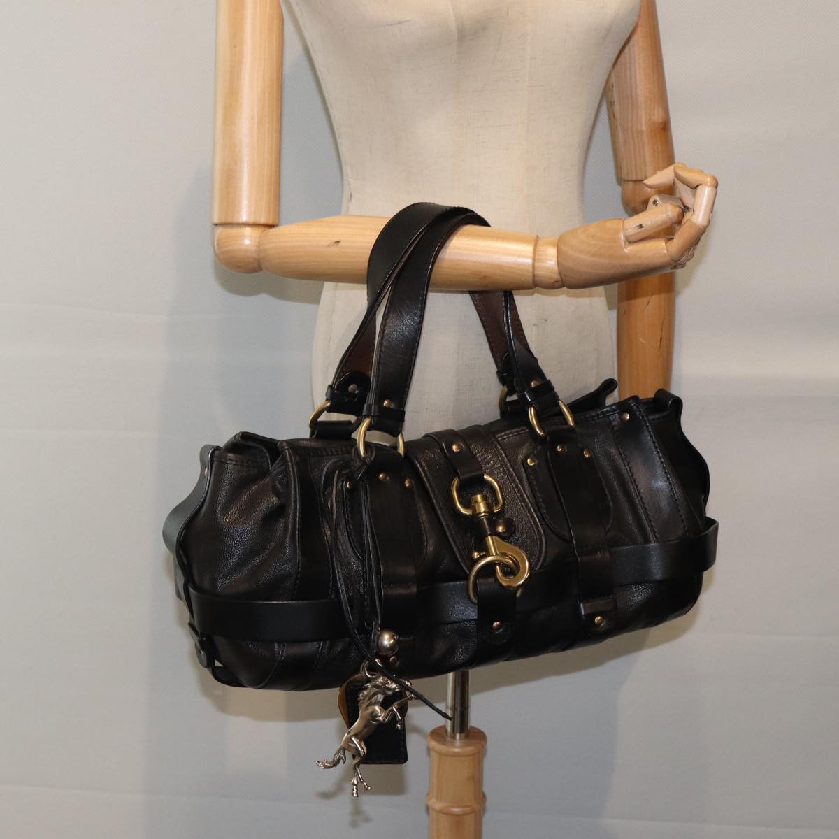 Chloé Kerala, Black, Leather, handbag