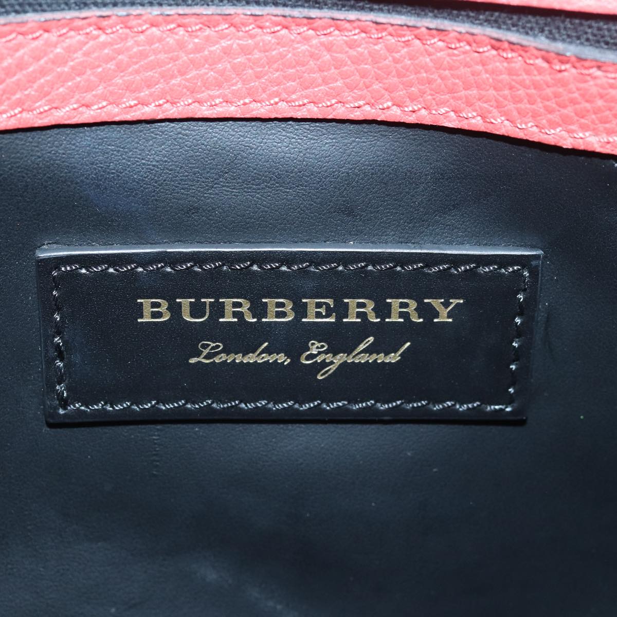 Burberry Macken, Red, Leather, shoulder