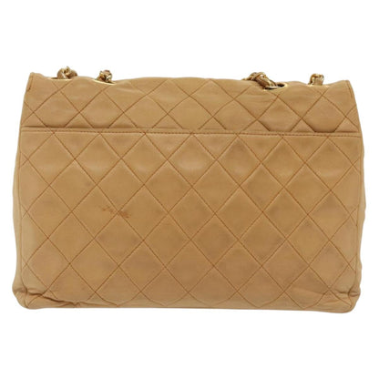 Chanel Matelassé, Brown, Leather, shoulder