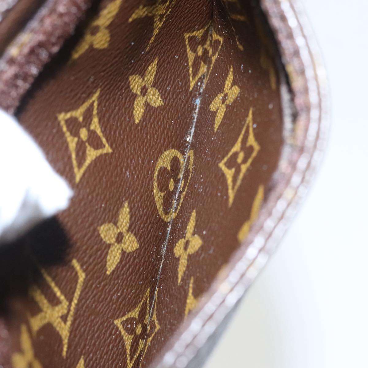 Louis Vuitton Geronimos, Brown, Canvas, shoulder