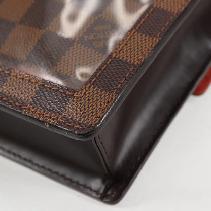 Louis Vuitton Portobello, Brown, Canvas, shoulder