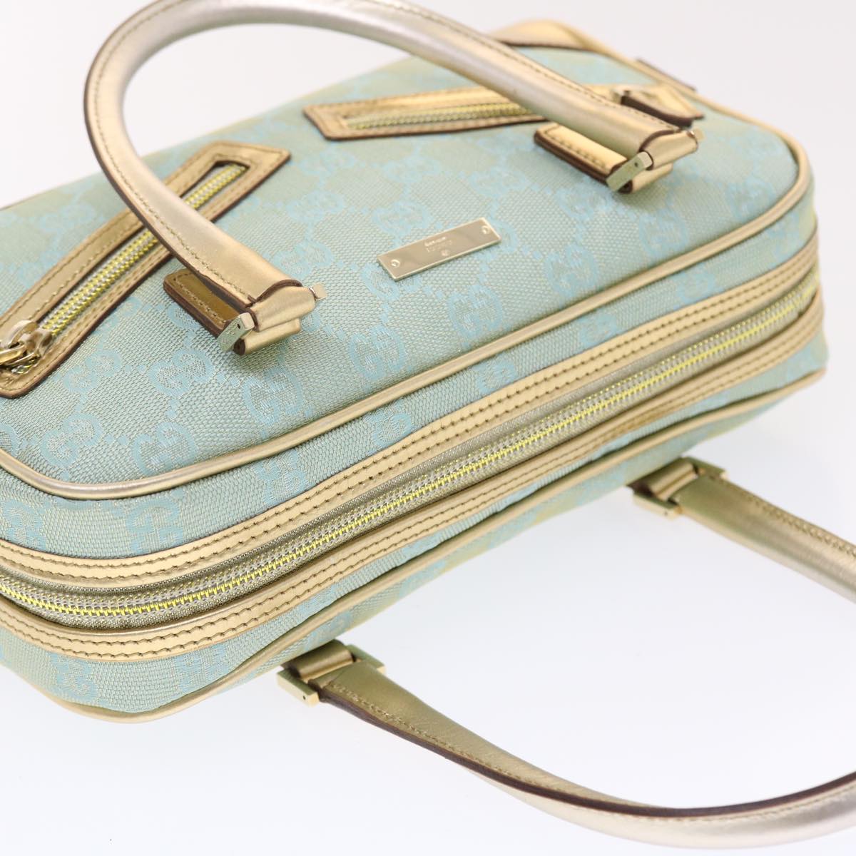 Gucci --, Blue, Canvas, handbag