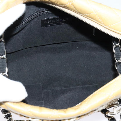Chanel Camera, Beige, Leather, shoulder