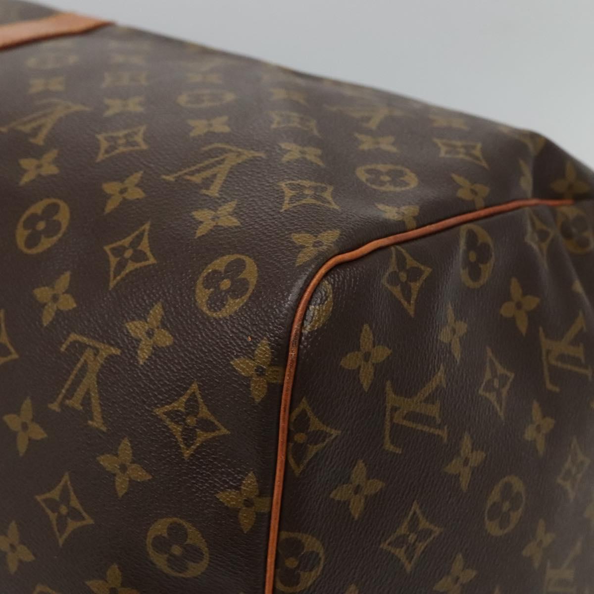 Louis Vuitton Keepall 60, Black, Canvas, travel