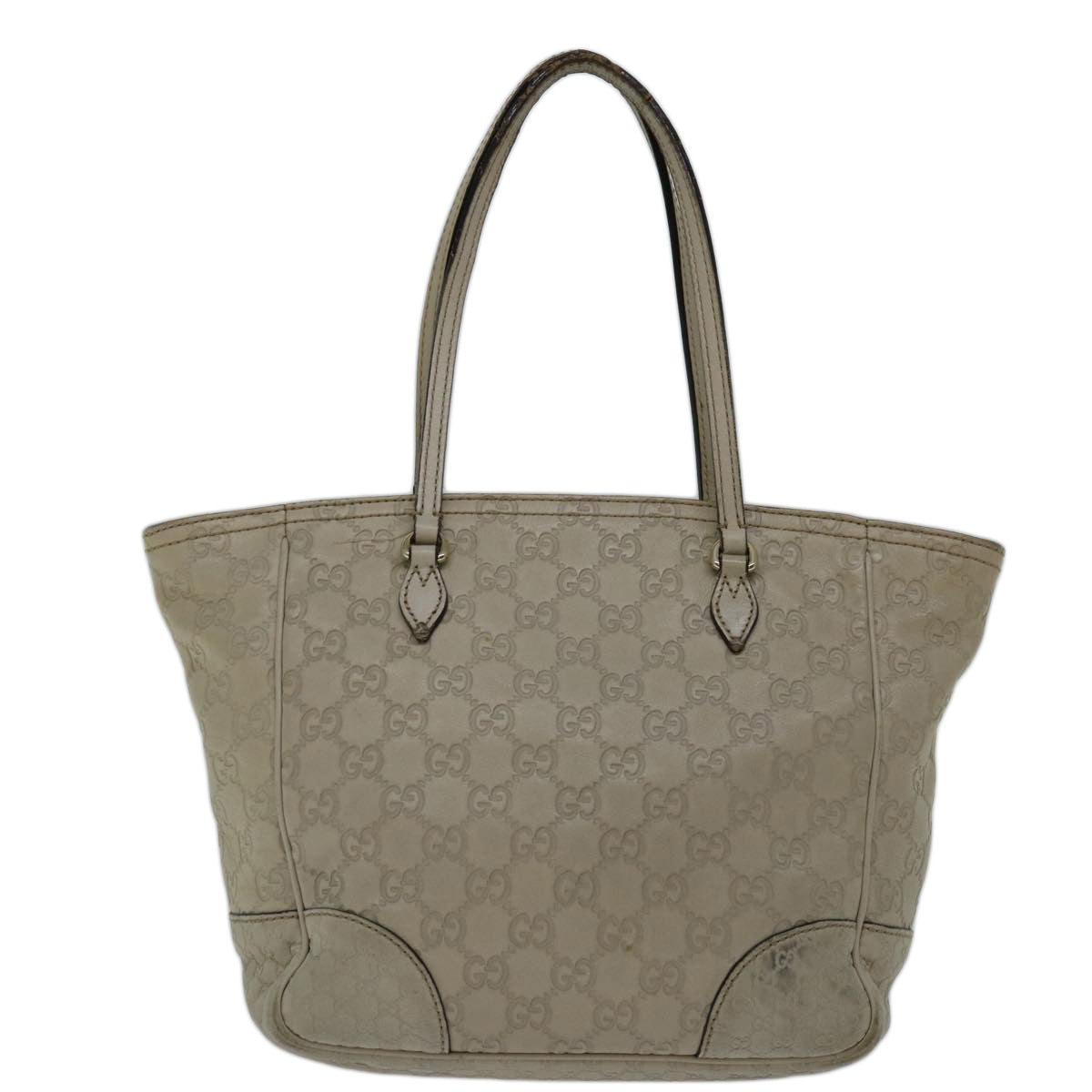 Gucci Bree Tote Guccissima Leather, GRAY, CANVAS, Tote bag