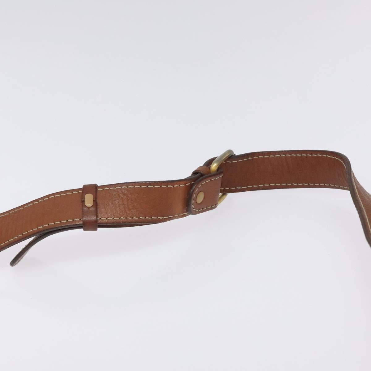 Céline Macadam, Brown, Canvas, shoulder