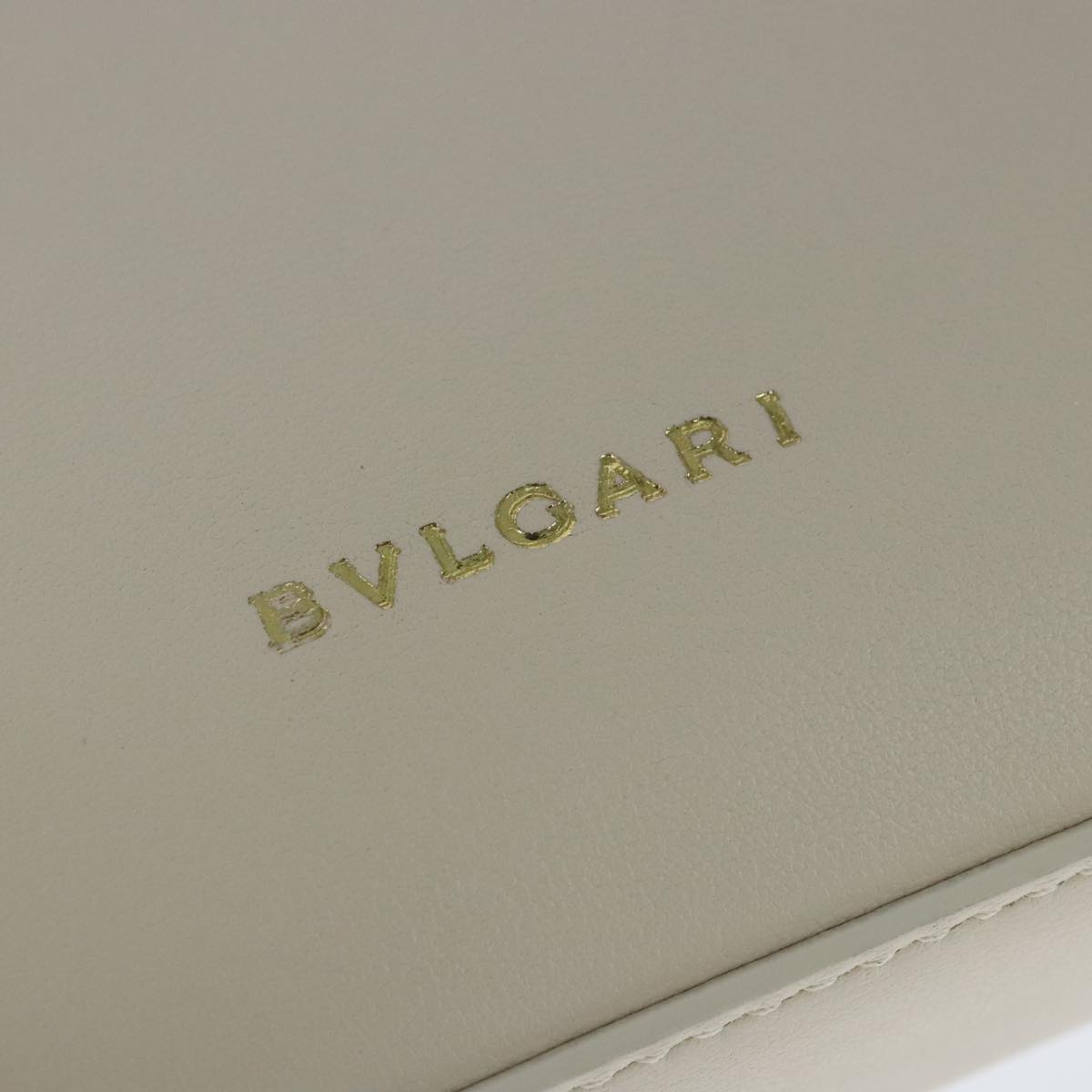 Bulgari Serpenti, White, Leather, handbag