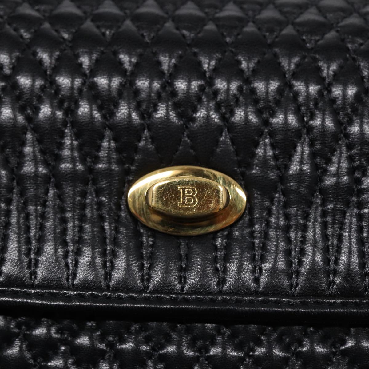 Bally, Black, Leather, handbag