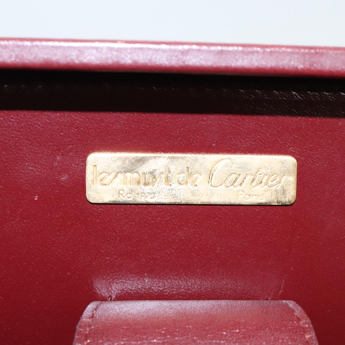 Cartier Must line, Burgundy, Leather, travel