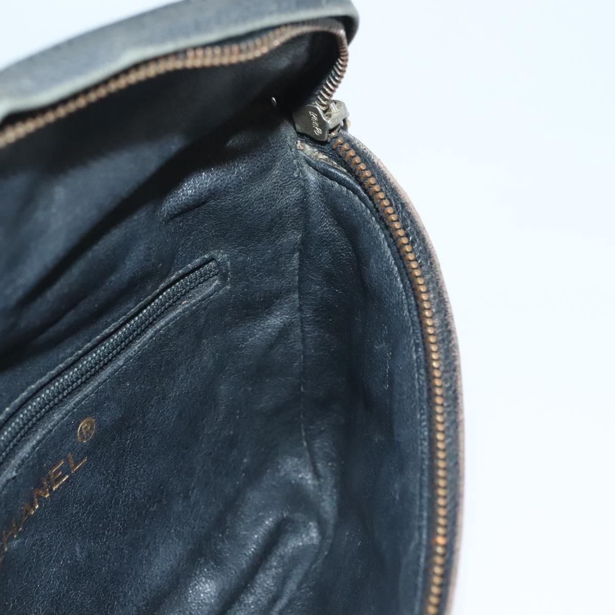 Chanel Vintage, Black, Leather, shoulder