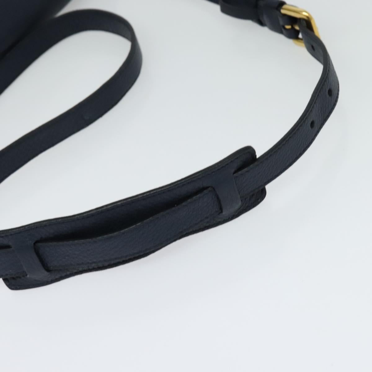 Prada Vitello, Navy, Leather, shoulder