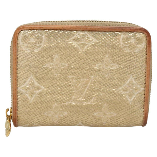 Louis Vuitton Zippy coin purse, Beige, Canvas, wallet