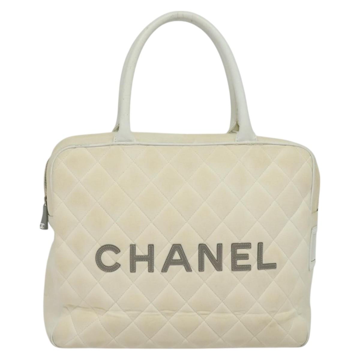 Chanel Sport line, White, Canvas, travel