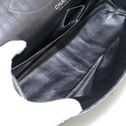 "Chanel 2,55", Silver, Leather, shoulder