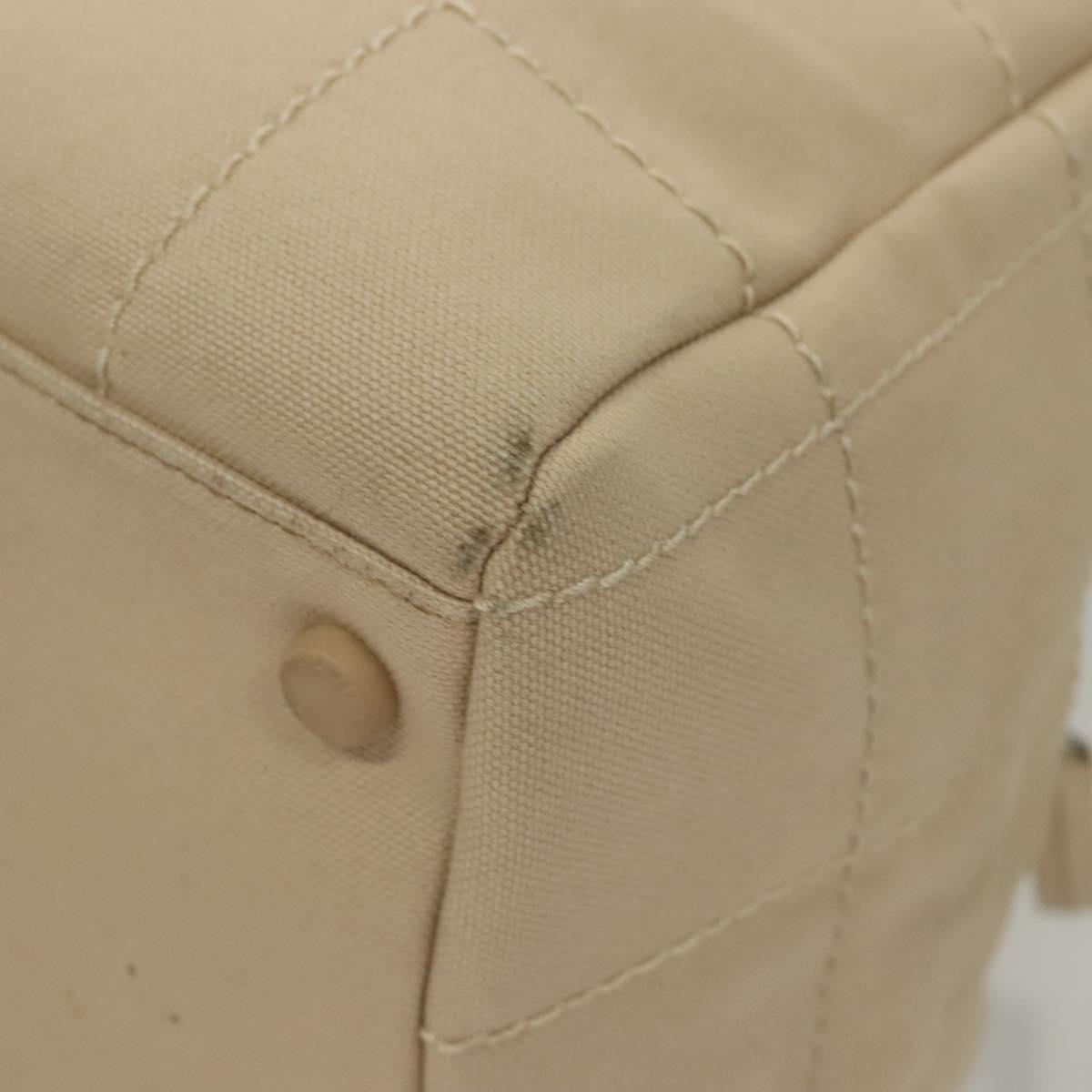 Chanel Bowling Bag, Beige, Canvas, handbag