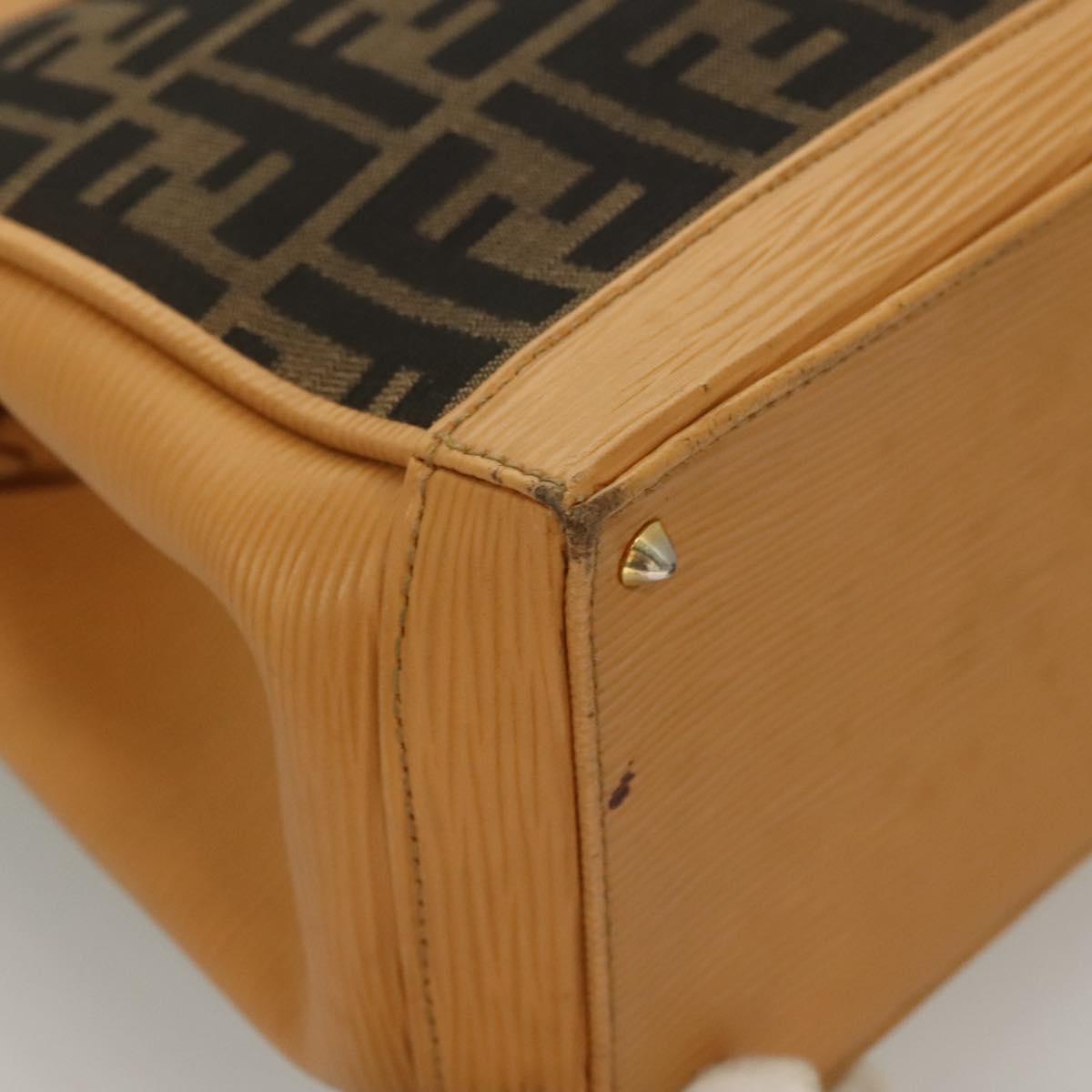 Fendi Zucca, Brown, Canvas, handbag