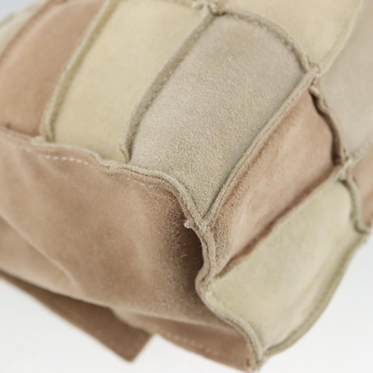 "Chanel 2,55", Beige, Suede, shoulder