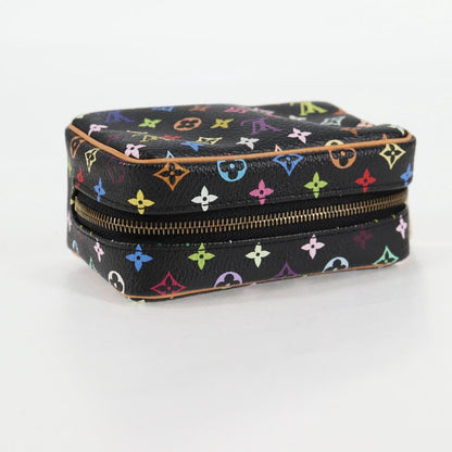 Louis Vuitton Wapity, Black, Canvas, clutch