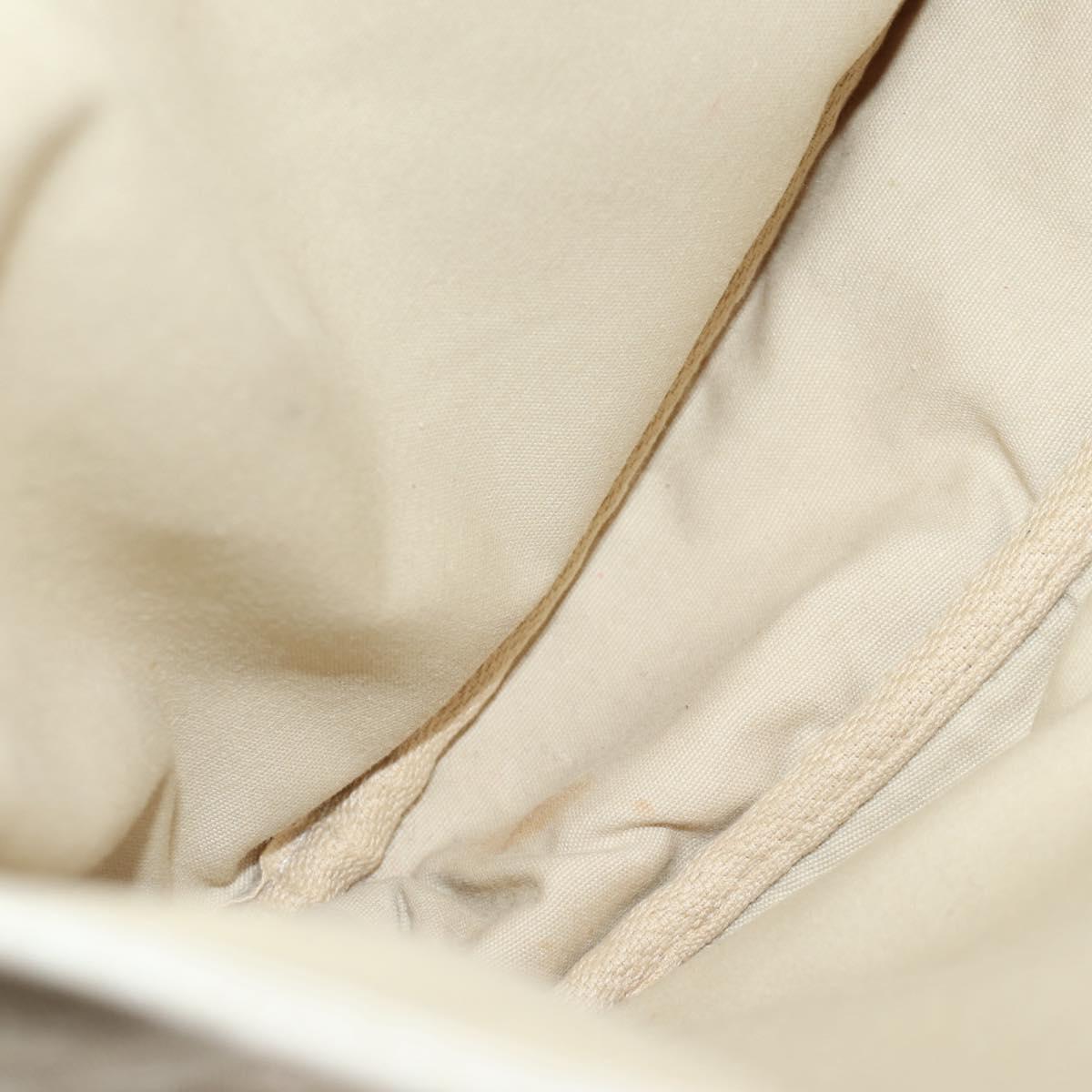 Louis Vuitton Saumur, Beige, Canvas, shoulder
