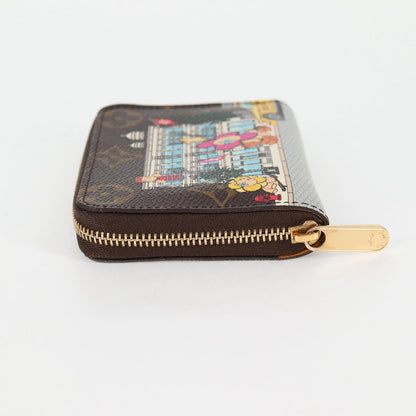 Louis Vuitton Vivienne, Brown, Canvas, wallet