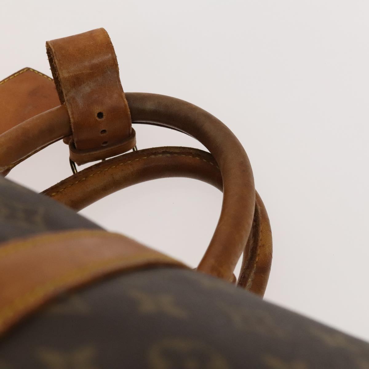 Louis Vuitton Keepall Bandouliere 55, Brown, Canvas, travel