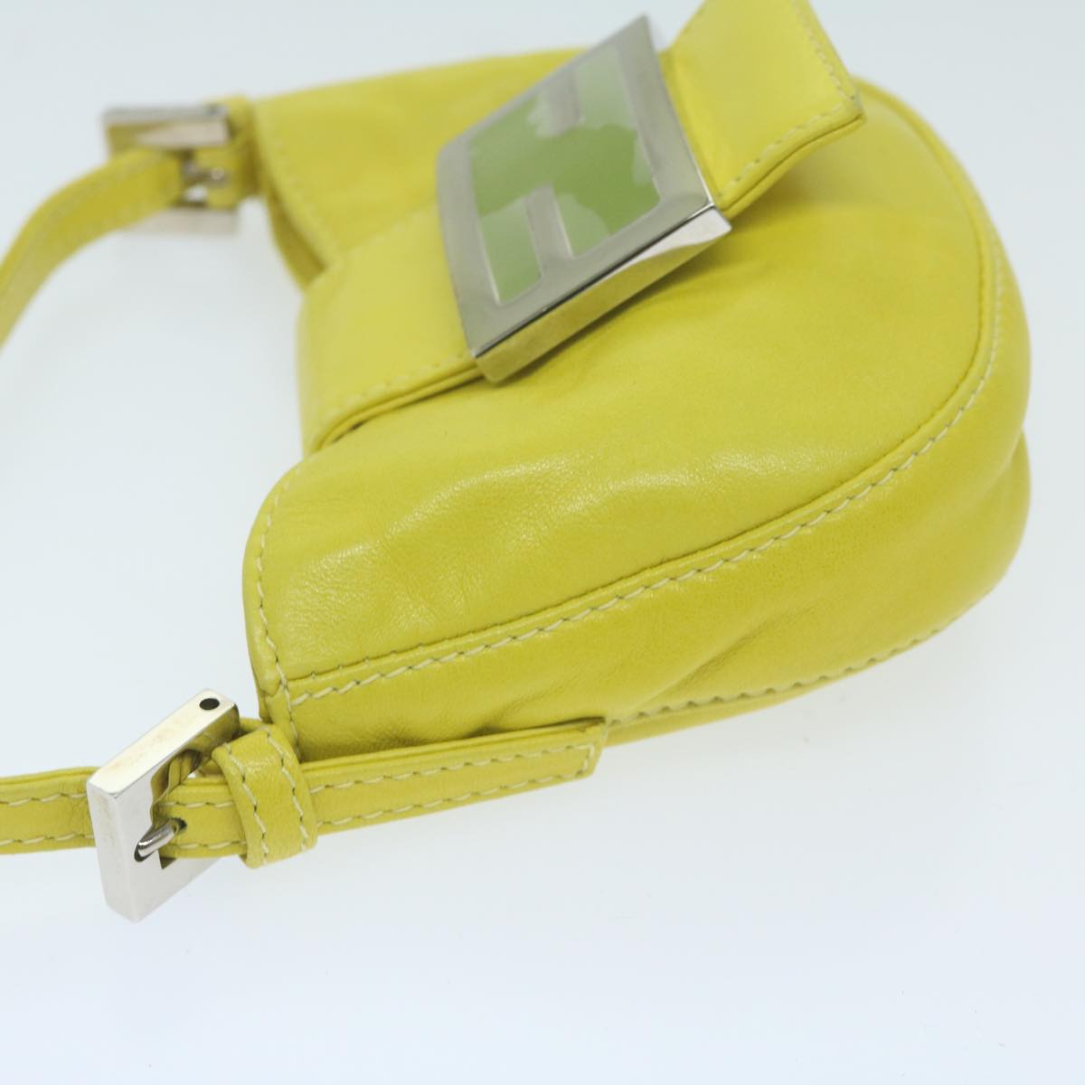 Fendi, Green, Leather, handbag