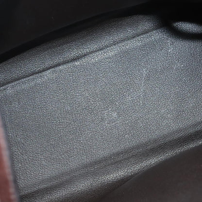 Hermès, Brown, Leather, shoulder