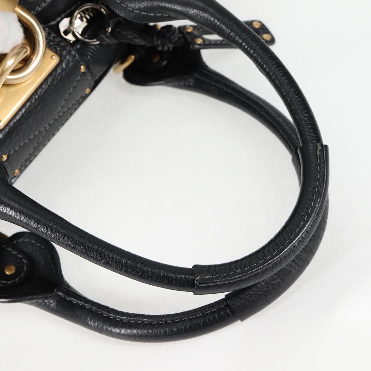 Chloé Paddington, Black, Leather, handbag