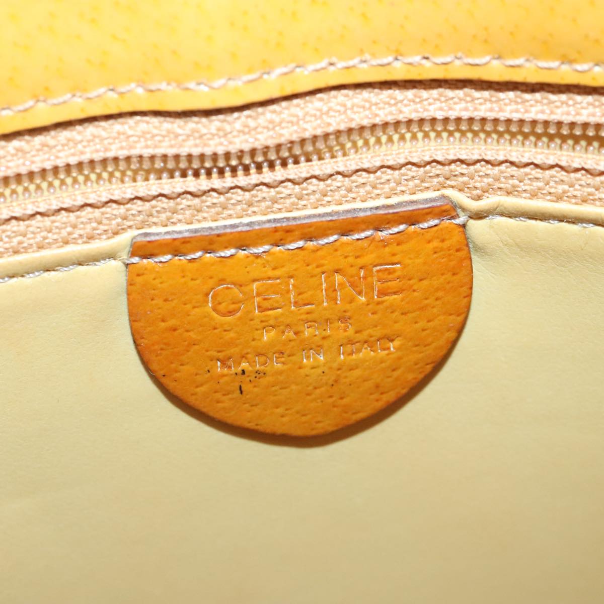 Celine Ring Bag Leather, CAMEL, PATENT_LEATHER, Handbag