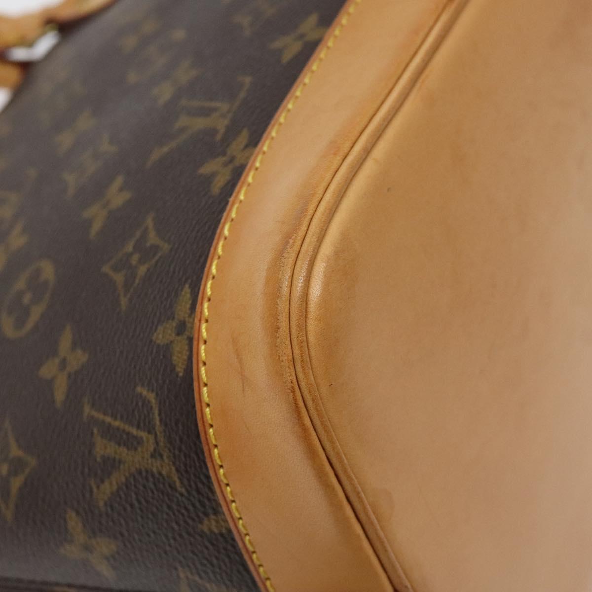 Louis Vuitton Alma, Brown, Canvas, handbag