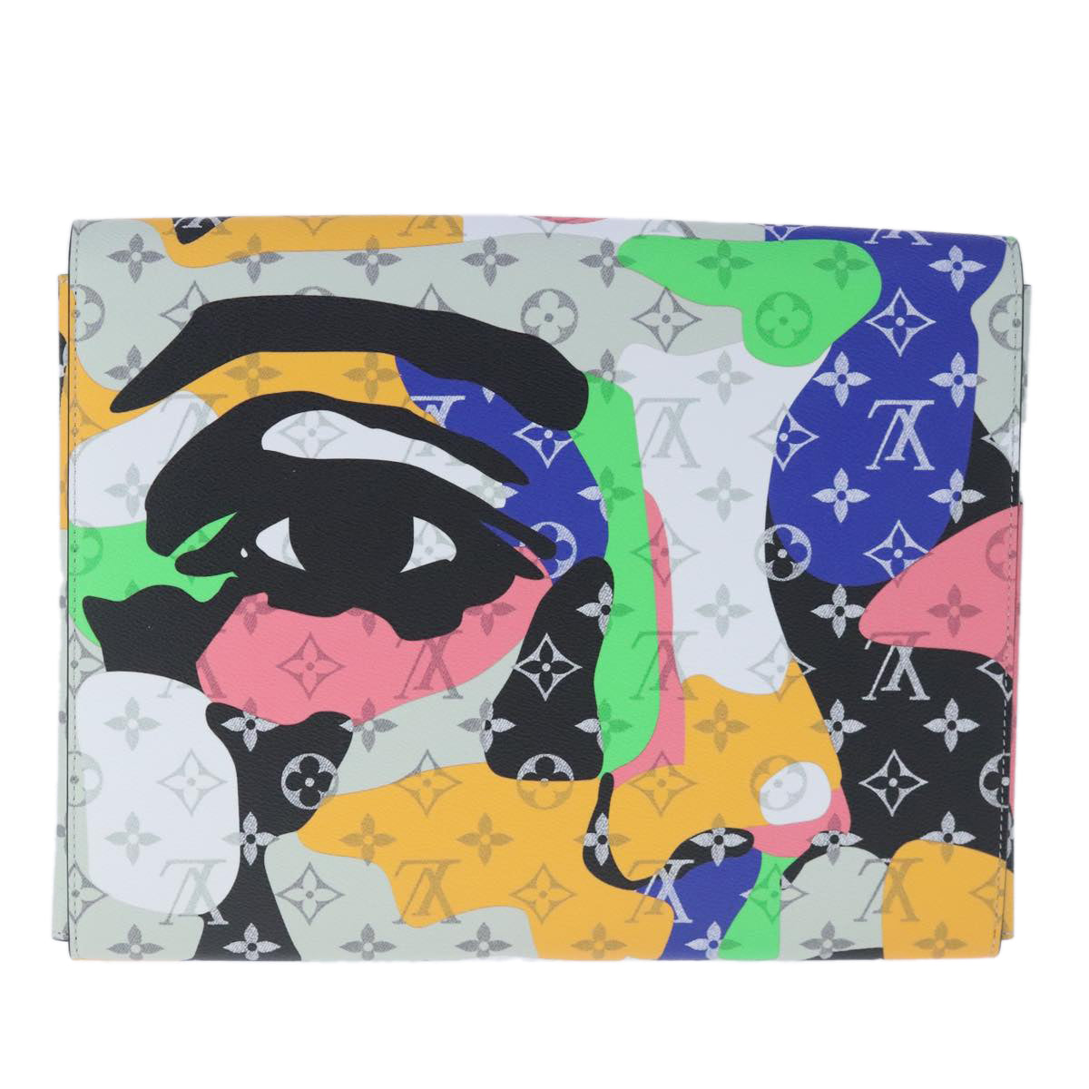 Louis Vuitton, Multicolour, Canvas, clutch