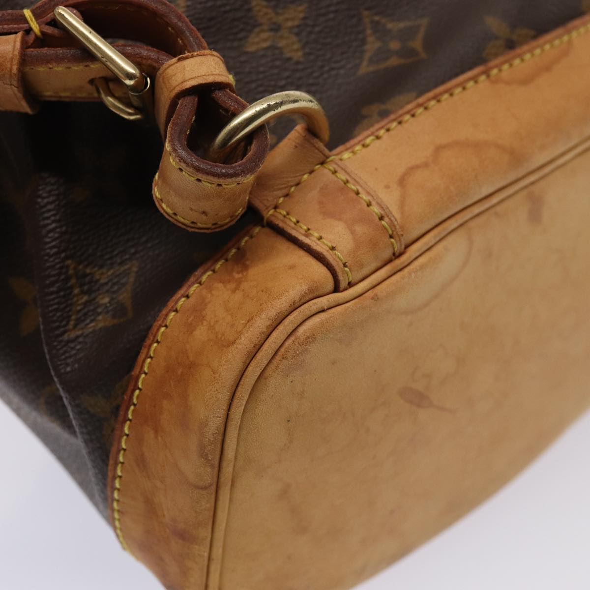 Louis Vuitton Montsouris, Brown, Canvas, backpack