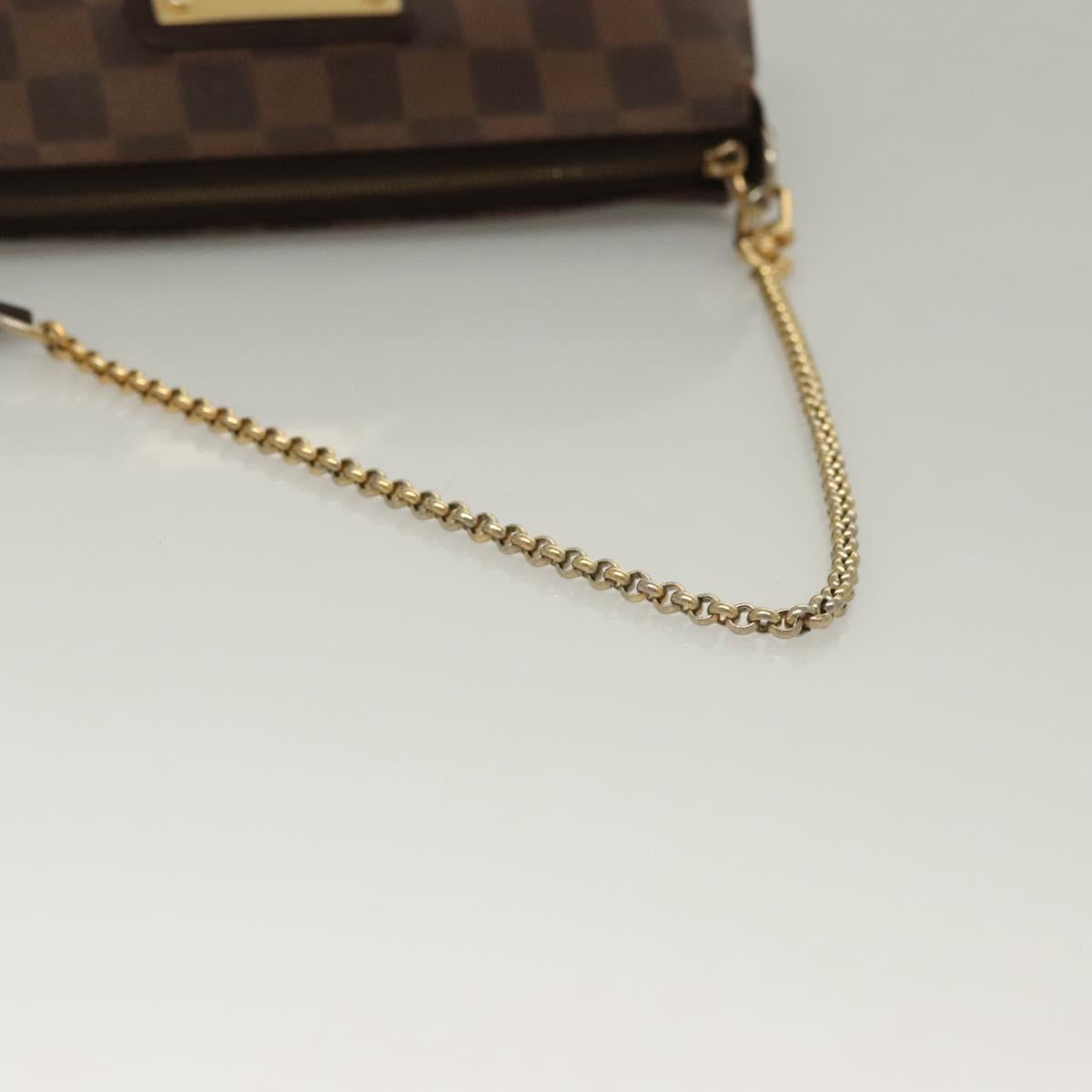 Louis Vuitton Eva, Brown, Canvas, shoulder