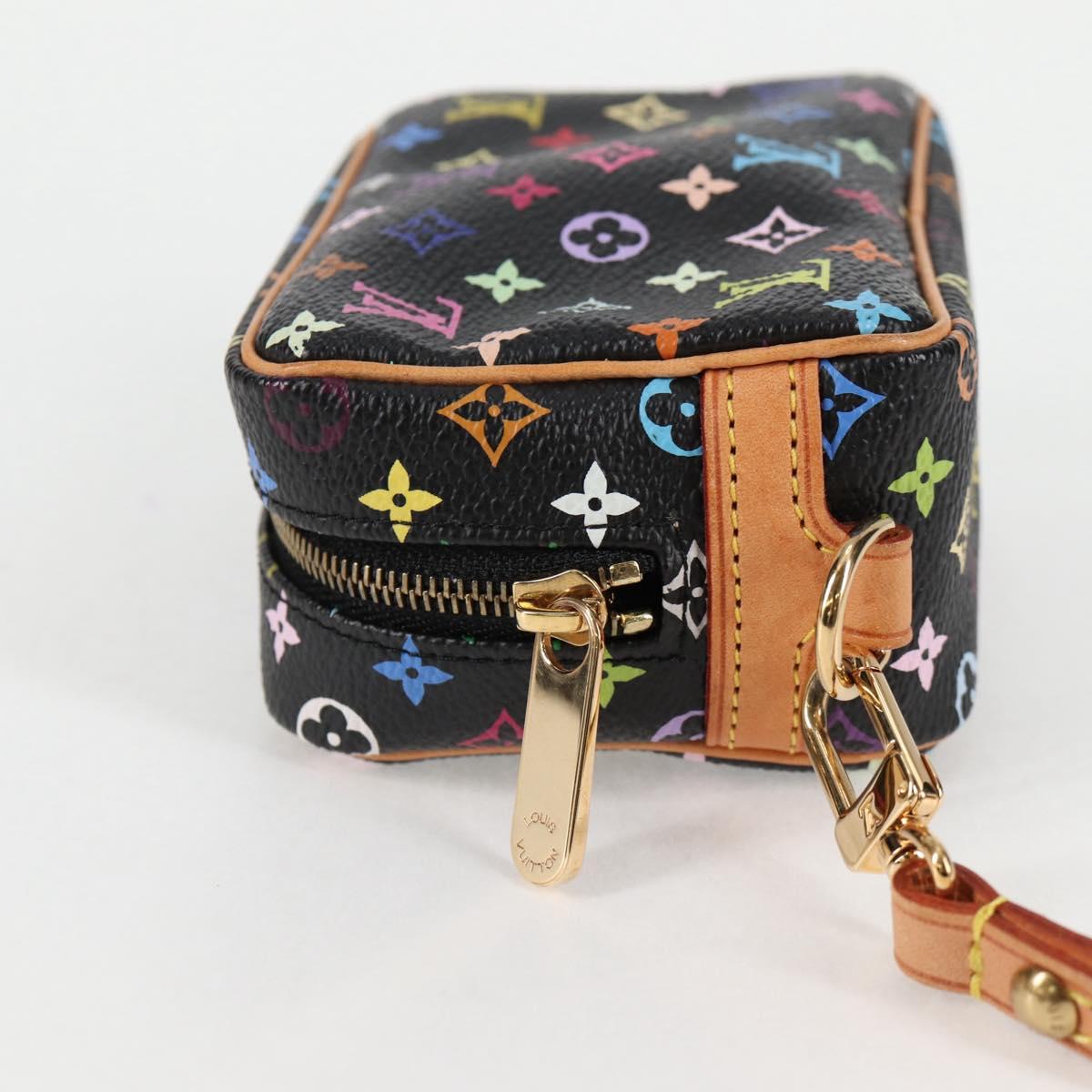 Louis Vuitton Wapity, Black, Canvas, clutch