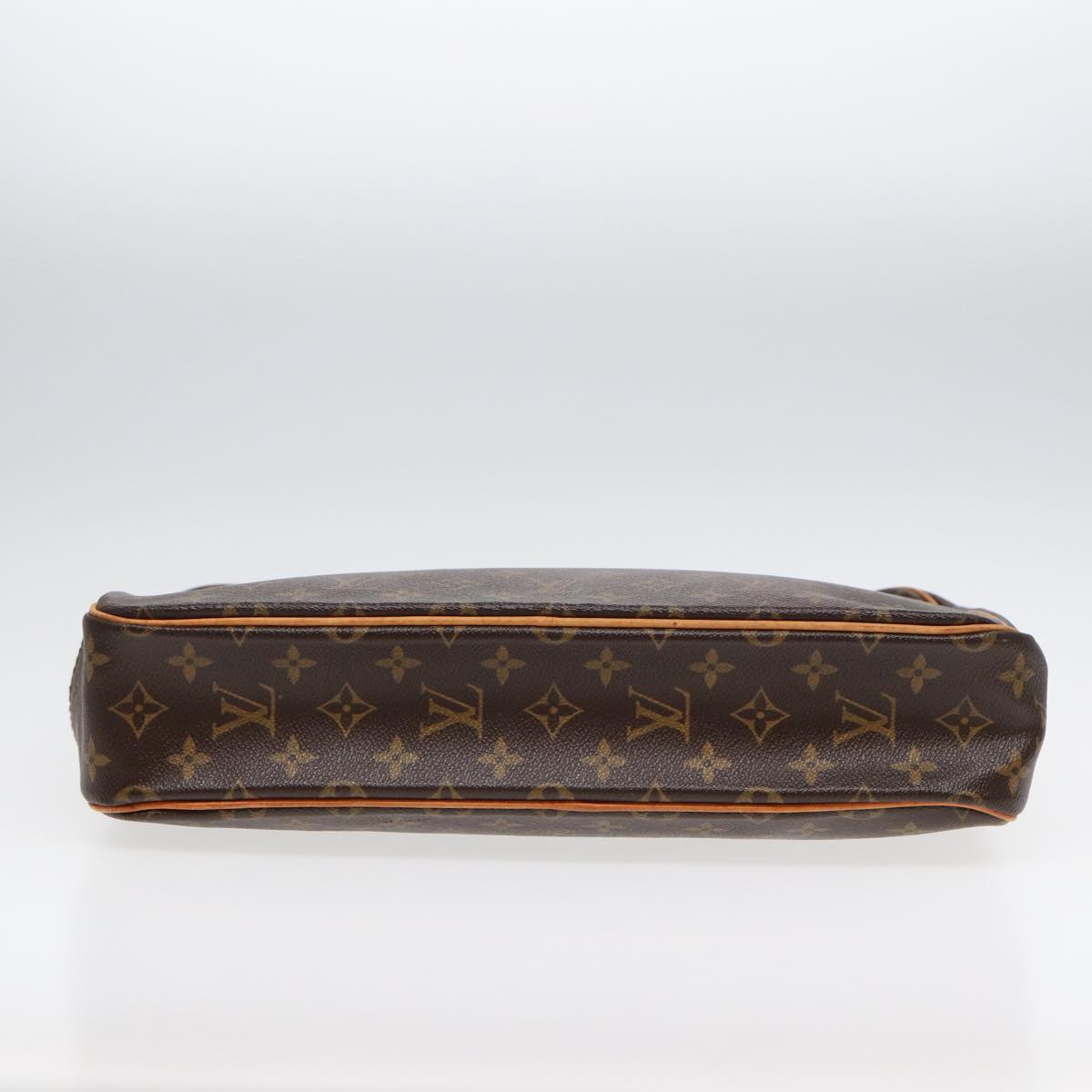 Louis Vuitton Porte Documents, Brown, Canvas, briefcase