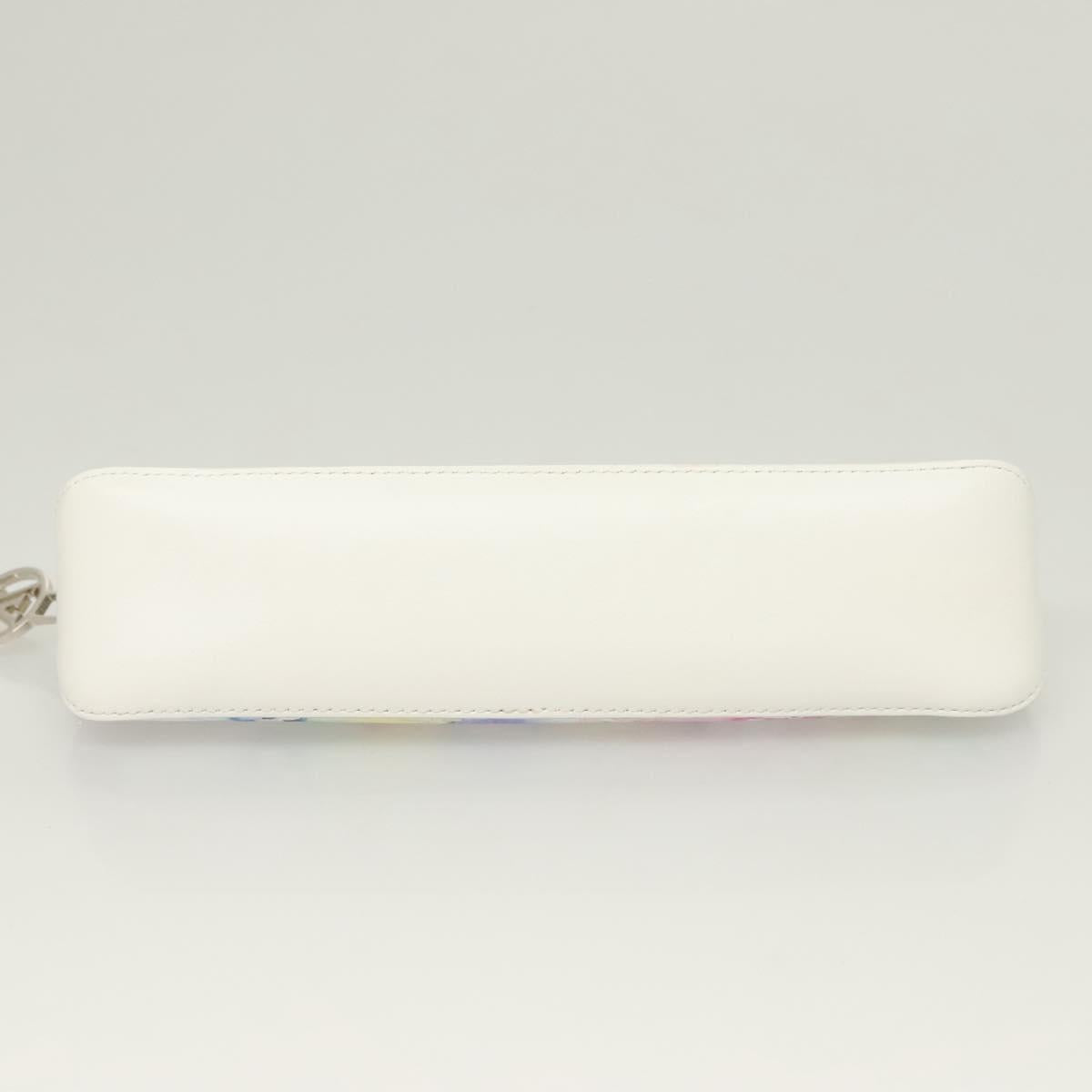Louis Vuitton Trousse Elizabeth, White, Canvas, wallet
