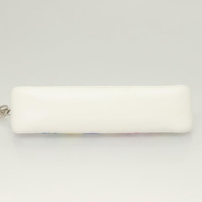 Louis Vuitton Trousse Elizabeth, White, Canvas, wallet