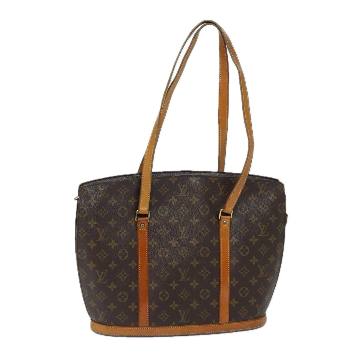 Louis Vuitton Babylone, Brown, Canvas, tote