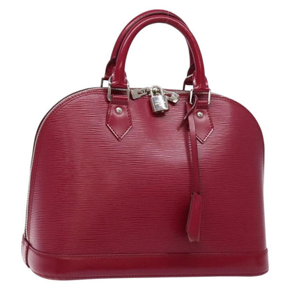 Louis Vuitton Alma, Pink, Leather, handbag