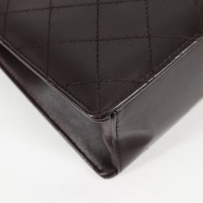 Chanel Coco Mark, Brown, Leather, handbag